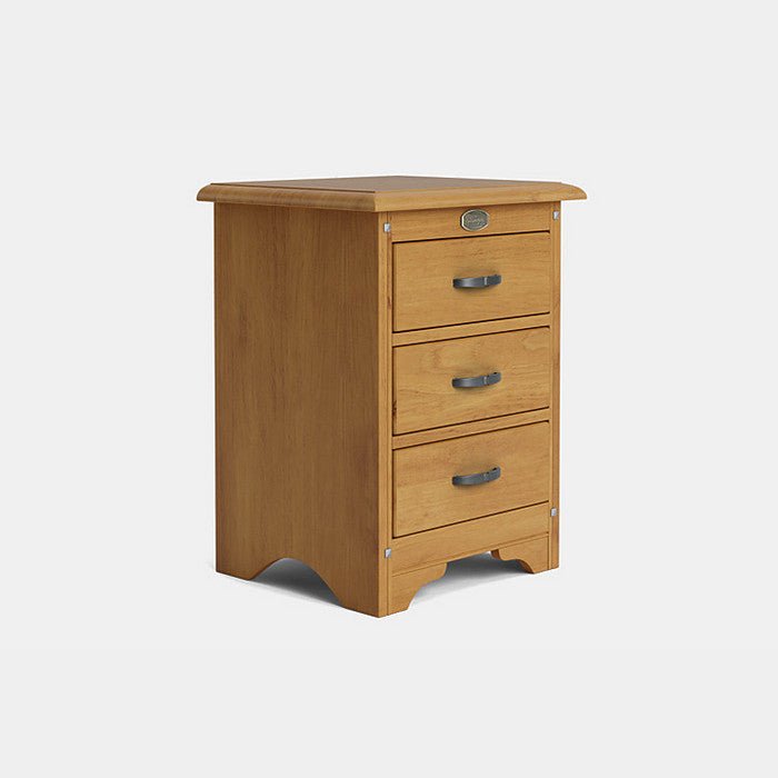 Villager BR Bedside 3 Drawer - Paulas Home & Living