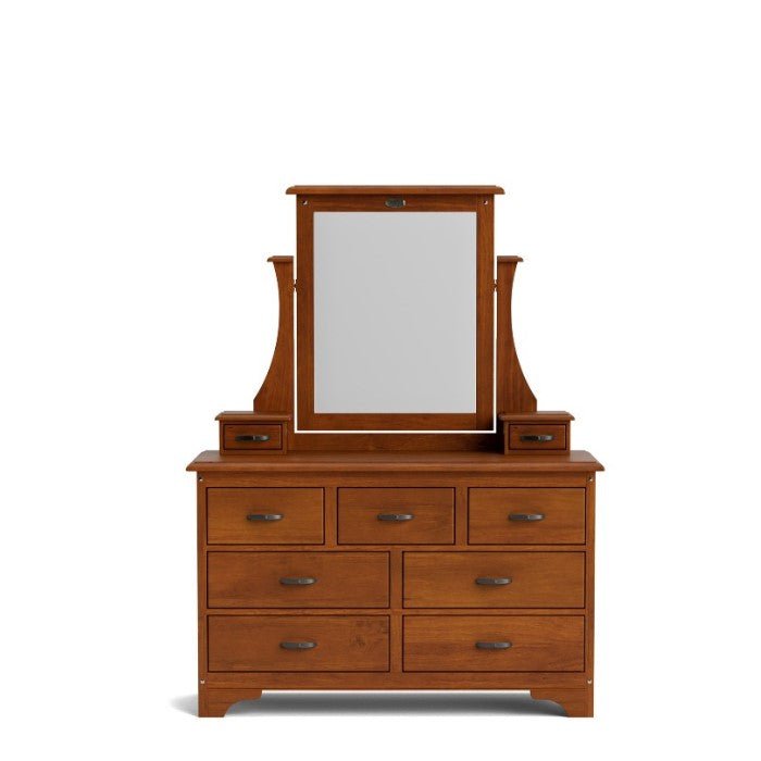Villager BR Dresser & Mirror 9 Drawer - Paulas Home & Living