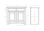Villager Buffet Sideboard 2 Door - 1020w - Paulas Home & Living