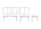 Villager Dining Extension Table - 1300w - Extends to 2000w - Paulas Home & Living