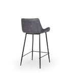 Vintage Barstool PU 660SH - Black or Grey PU - Paulas Home & Living