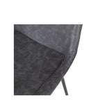 Vintage Barstool PU 660SH - Black or Grey PU - Paulas Home & Living