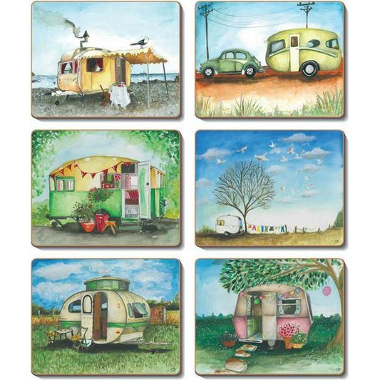 Vintage Caravan Coasters - Paulas Home & Living
