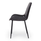 Vintage Dining Chair PU - Black - Paulas Home & Living