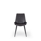 Vintage Dining Chair PU - Black - Paulas Home & Living