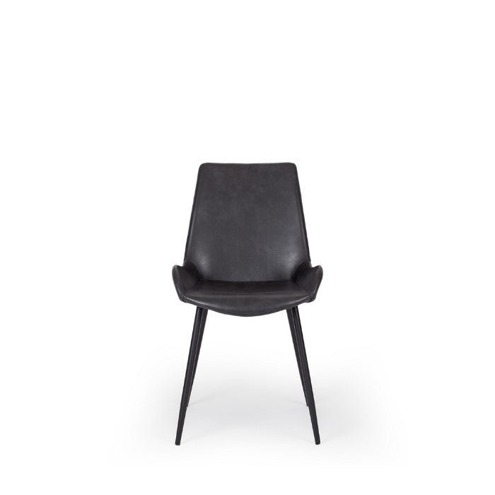 Vintage Dining Chair PU - Black - Paulas Home & Living