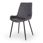 Vintage Dining Chair PU - Grey - Paulas Home & Living