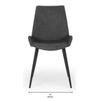 Vintage Dining Chair PU - Grey - Paulas Home & Living