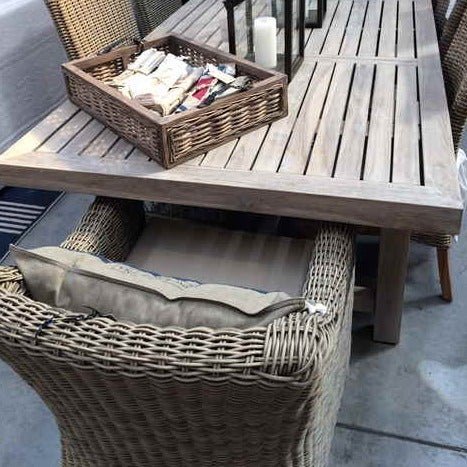 Vintage Outdoor Dining Tables Rectangle - 2 sizes - Paulas Home & Living