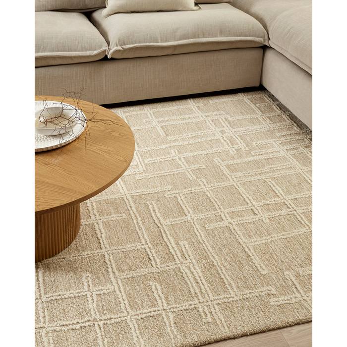 Vista Floor Rug - Natural (100% Wool) - Paulas Home & Living