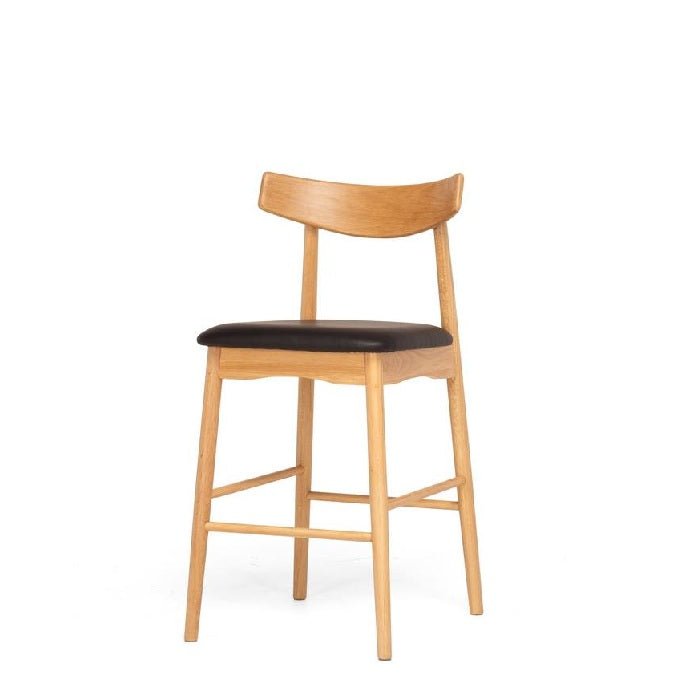 Wagner Barstool with PU seat - 660 Seat Height - Paulas Home & Living