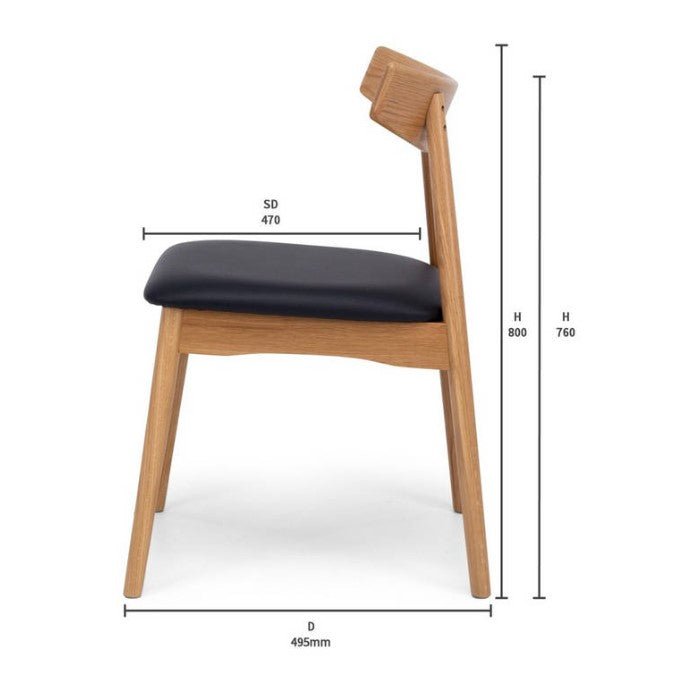 Wagner Dining Chair - Natural - Paulas Home & Living