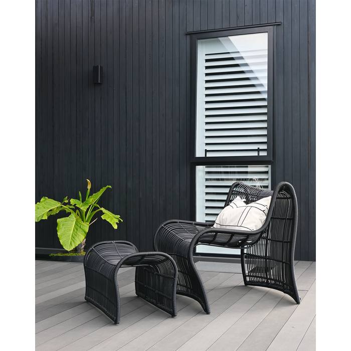 Wave Outdoor Chair / Footstool - Paulas Home & Living
