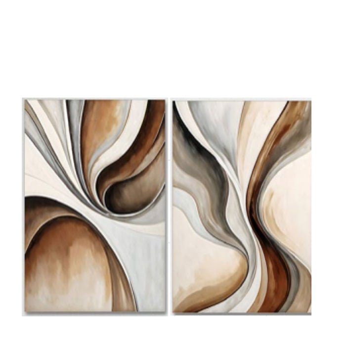 Waves of Warm Stone Perspex Art 1200x900 - NEW - Paulas Home & Living