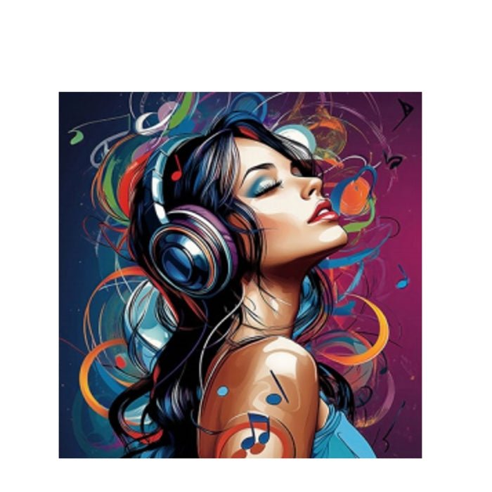 Where the Music Takes Me Perspex Art 1000x1000 - NEW - Paulas Home & Living