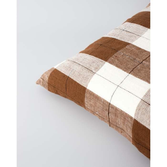 Willis Tobacco/Ivory Cushion - Paulas Home & Living