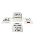 Wine Coasters Set 4 - Paulas Home & Living
