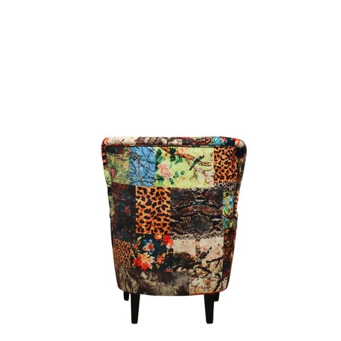 Wingback Occasional Chair – Digit Print fabric - Paulas Home & Living