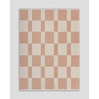 Winton Coral Throw (Wool/Cotton Mix) - Paulas Home & Living