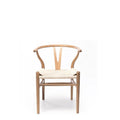 Wishbone Dining Chair - Natural with Natural Seat - crafted in OAK - Paulas Home & Living
