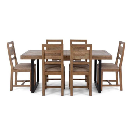 Woodenforge Dining Suite 1800w - 2400w (7 Pce) - Paulas Home & Living