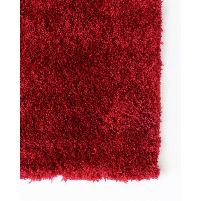York Floor Rug - Chilli Red (100% Polypropylene) - Paulas Home & Living
