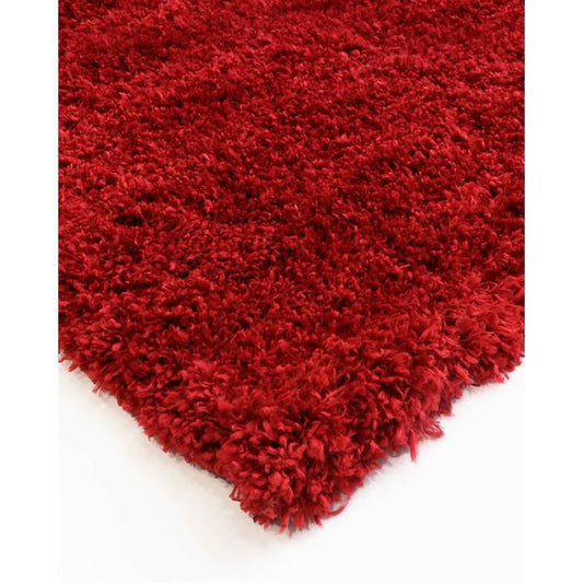 York Floor Rug - Chilli Red (100% Polypropylene) - Paulas Home & Living