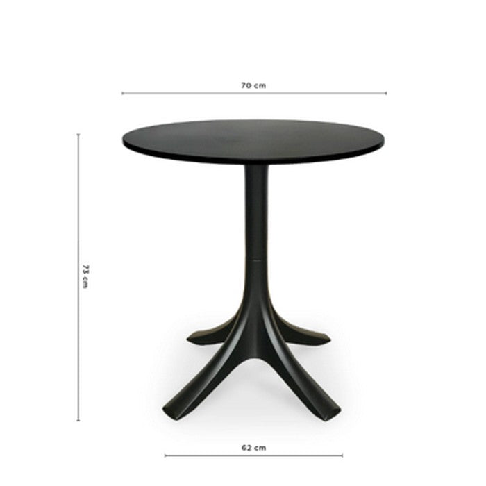 Canard Outdoor Table 700dia - Black or White