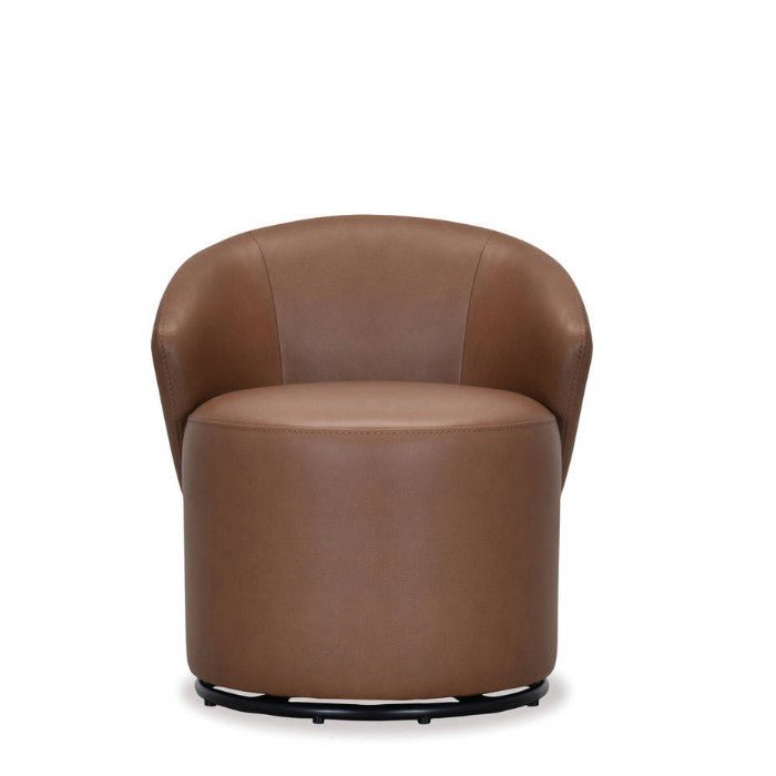 Zara Swivel Chair - Leather - Paulas Home & Living