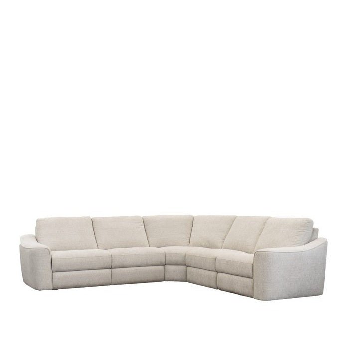 Zola 5pc Cnr Modular with Two End Electric Recliners - Paulas Home & Living