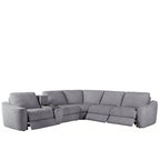 Zola 5pc Cnr Modular with Two End Electric Recliners - Paulas Home & Living