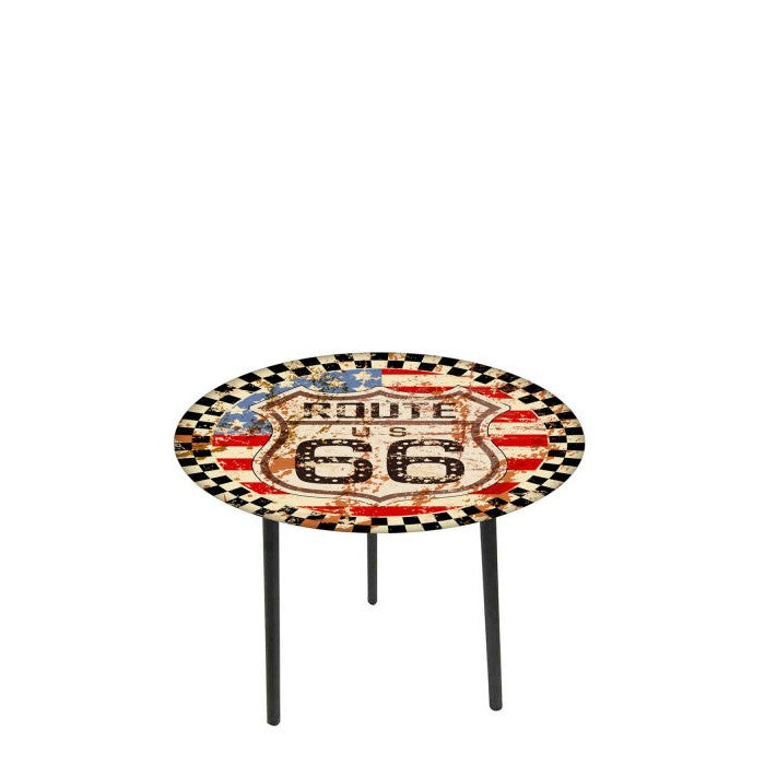 Route 66 Side Table - Glass