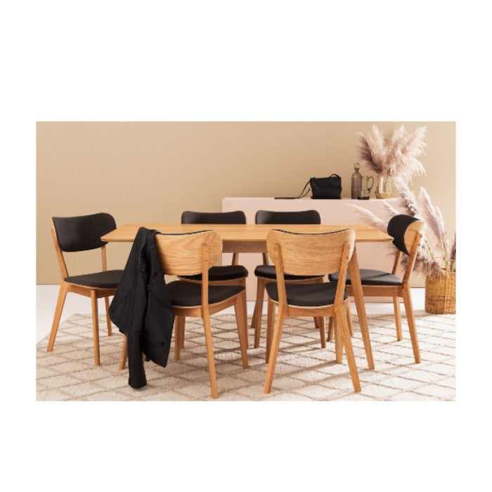 Radius & Zurich Dining Suite 1600w - Oak (7 Pce)