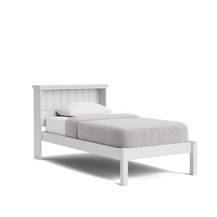 Adventure Slatframe Bed - Low Foot with Headend shelf - Single to King Single - Paulas Home & Living