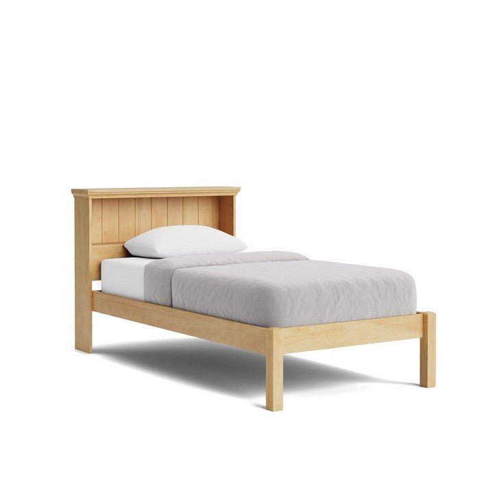 Adventure Slatframe Bed - Low Foot with Headend shelf - Single to King Single - Paulas Home & Living