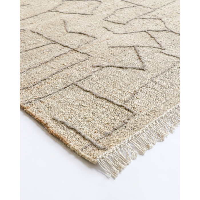 Agros Floor Rug - Straw (Jute Blend) - Paulas Home & Living