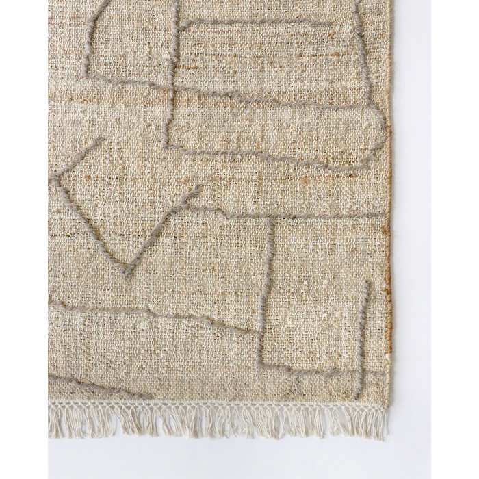 Agros Floor Rug - Straw (Jute Blend) - Paulas Home & Living