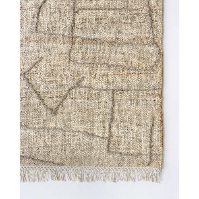 Agros Floor Rug - Straw (Jute Blend) - Paulas Home & Living