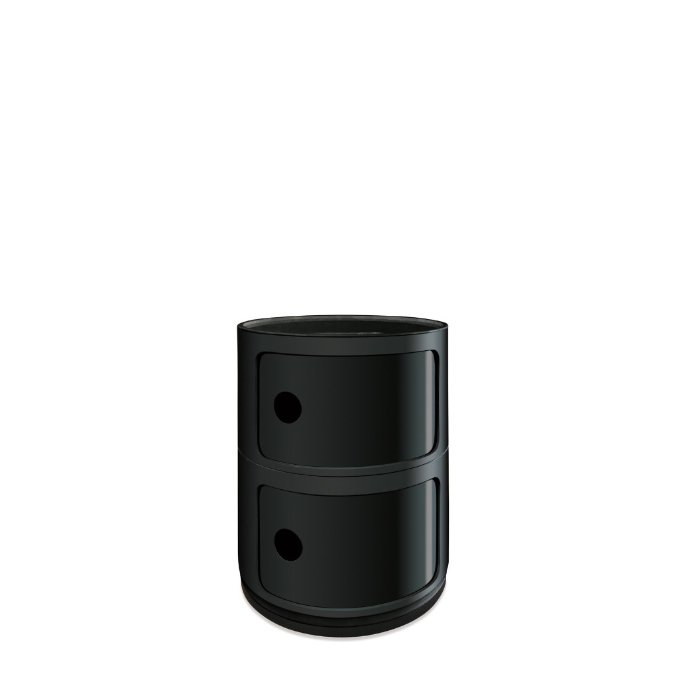 Ally 2 Box Unit - Black - Paulas Home & Living