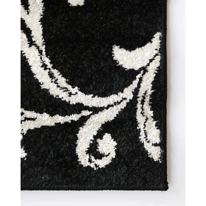 Alyssa Floor Rug - Black/Grey Multi (100% Polypropylene) - Paulas Home & Living