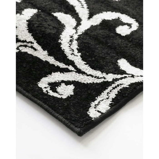 Alyssa Floor Rug - Black/Grey Multi (100% Polypropylene) - Paulas Home & Living