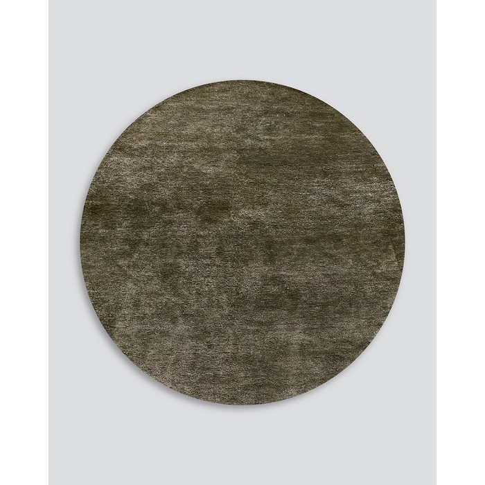 Anchorage Floor Round Rug - Gravel (Jute/Bamboo Silk) - Paulas Home & Living