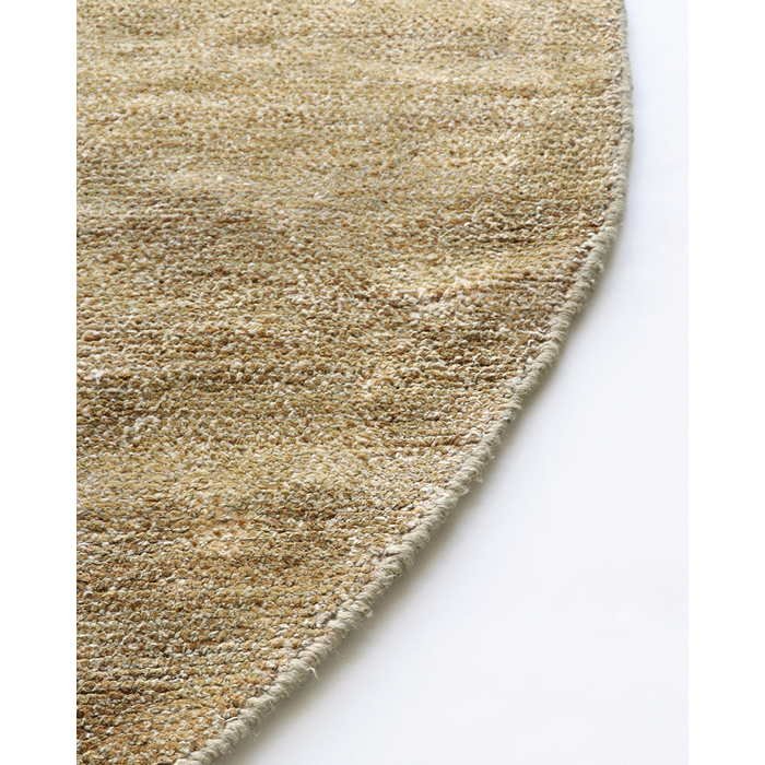 Anchorage Floor Round Rug - Sand Dune (Jute/Bamboo Silk) - Paulas Home & Living