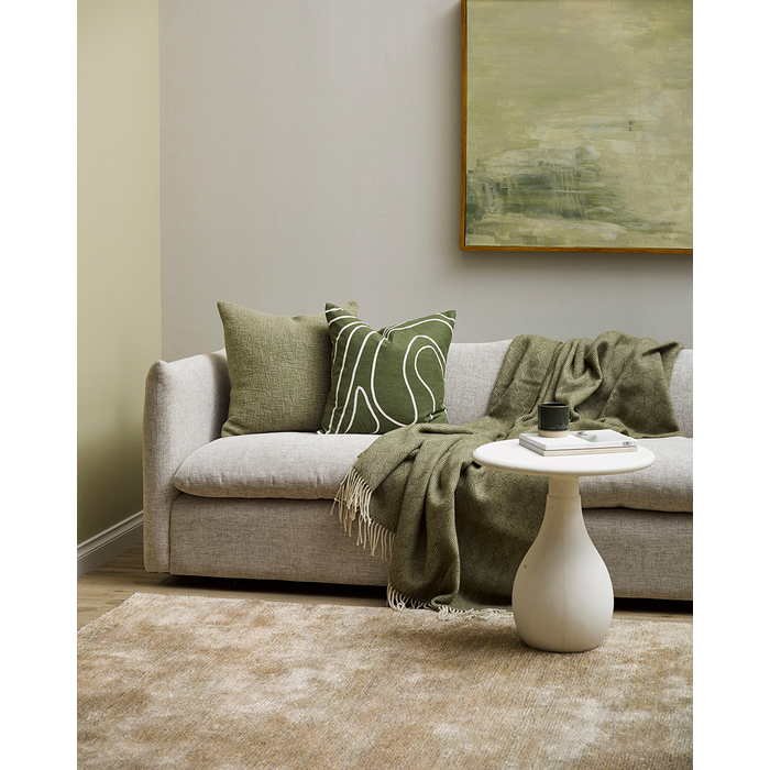 Anchorage Floor Rug - Stone (Jute/Bamboo Silk) - Paulas Home & Living