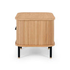 Anders Bedside Cabinet - 2 Drawer (Natural Oak) - Paulas Home & Living