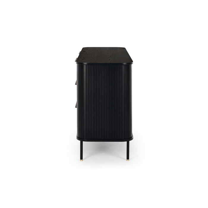 Anders Dresser - 6 Drawer (Black Oak) - Paulas Home & Living
