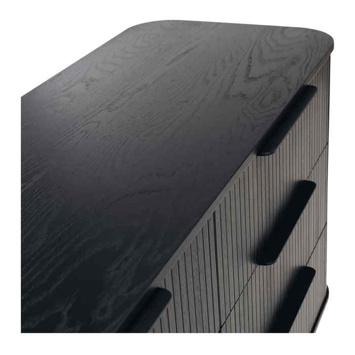 Anders Dresser - 6 Drawer (Black Oak) - Paulas Home & Living