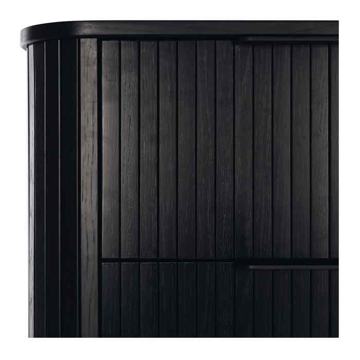 Anders Tallboy - 4 Drawer (Black Oak) - Paulas Home & Living