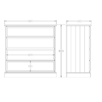 Andorra Tallboy 4 Drawer - Paulas Home & Living