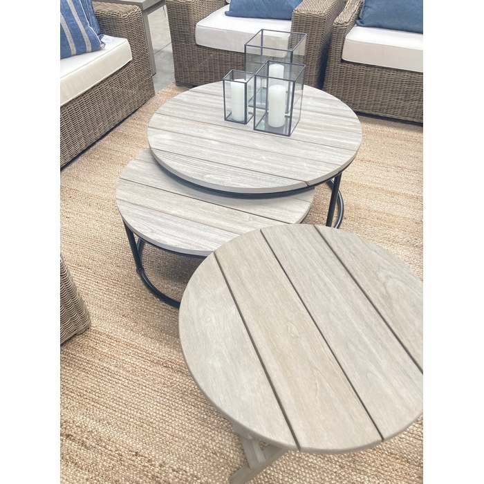 Anson Round Coffee Table set of 2 - Paulas Home & Living